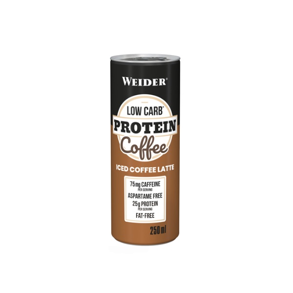Weider Low Carb Protein Coffee – pentru cresterea masei musculare - 250 ml